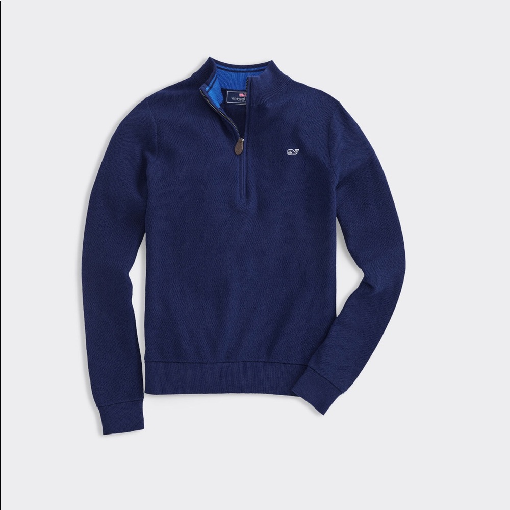 Boys vineyard vines quarter zip